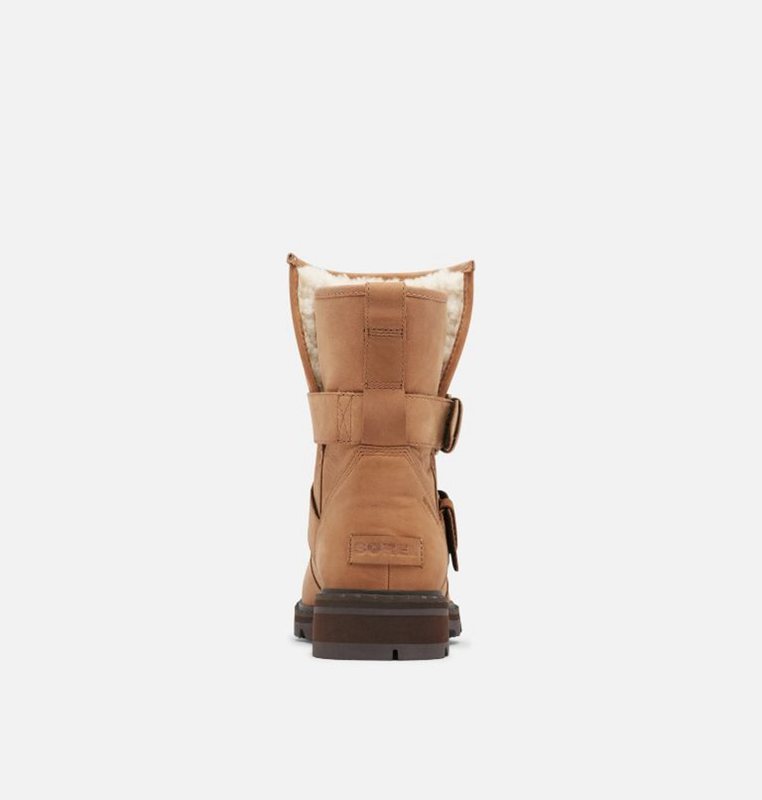 Sorel Dam Gummistövlar Brun - Lennox™ Moto Cozy Mid - HPU-205487